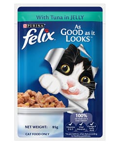 Purina FELIX Adult Tuna in Jelly Wet Cat Food 85g