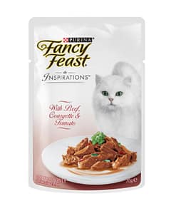 Purina Fancy Feast Inspirations Beef, Courgette & Tomato Wet Cat Food 70g
