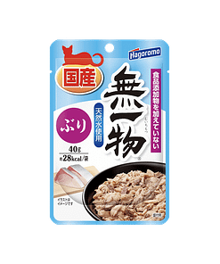 Hagoromo - Muichimotsu Pouch Japanese Yellowtail Wet Cat Food 40g