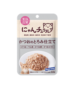 Hagoromo - Nyantural Pouch Katsuo in Gravy Wet Cat Food 40g