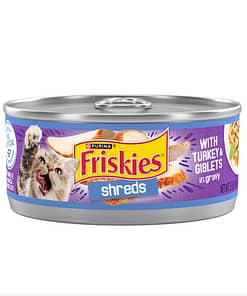 Purina FRISKIES Turkey & Cheese Dinner Wet Cat Food 156g