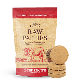 Absolute Bites Freeze Dried Raw Patties Dog Food - Beef Recipe (14oz)