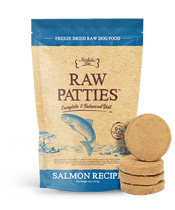 Absolute Bites Freeze Dried Raw Patties Dog Food - Salmon Recipe (14oz)