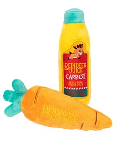 FuzzYard Christmas Dog Toy - Reindeer's Lunch [2 pk]