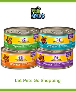Wellness Complete Health Minced Grain Free Canned Food for Cat 5.5oz
