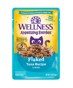 Wellness Appetizing Entrees Flaked Tuna Recipe Wet Cat Food (1.4oz)