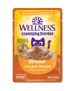 Wellness Appetizing Entrees Mousse Chicken Recipe Wet Cat Food (1.4oz)