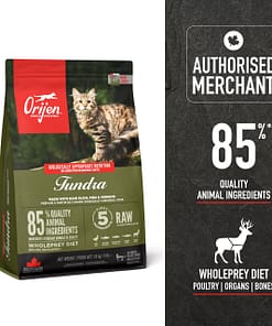 ORIJEN Tundra Freeze-Dried Infused Cat Food 1.8kg