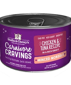 Stella & Chewy's Carnivore Cravings - Minced Morsels Chicken & Tuna Recipe 5.2oz