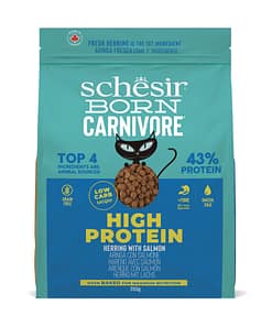 Schesir Born Carnivore Cat Baked Dry Recipe - Herring with Salmon (3 Sizes)