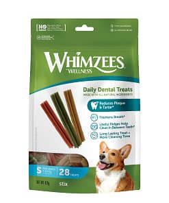 WHIMZEES Stix Dental Chews Value Bag Small (24+4pc)