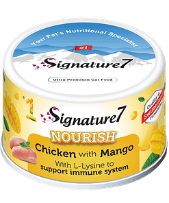 Signature7 Nourish Fruits Cat Wet Can - Chicken with Mango 80g