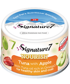 Signature7 Nourish Fruits Cat Wet Can - Tuna with Apple 80g