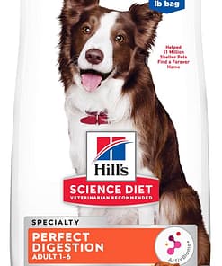 Hill's Science Diet Adult Perfect Digestion Chicken, Barley & Whole Oats Dry Dog Food 22lb