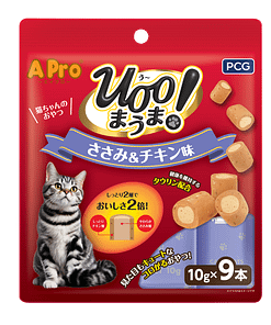 SmartHeart A-Pro Mini Roll Cat Treats - Sasami & Chicken [10g x 9]