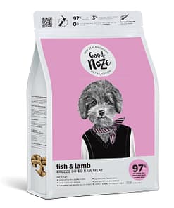 Good Noze NZ Fish & Lamb Freeze-Dried Dog Food 350g