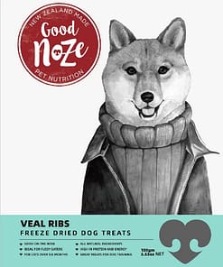 Good Noze Veal Ribs Freeze Dried Dog Treats 100g