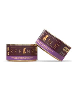 SmartHeart Refine Can Adult Cat Food -  Tuna with Coconut Oil in Soft Jelly 85g