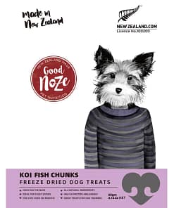 Good Noze Carp Fish Chunks Freeze Dried Dog Treats 60g