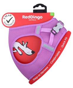 Red Dingo Dog Mesh Harness Mauve (7 Sizes)