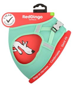 Red Dingo Dog Mesh Harness Pastel Green (7 Sizes)