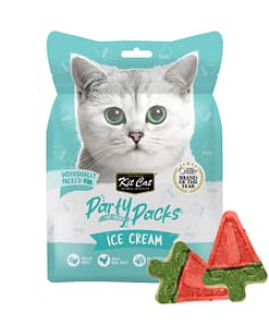 Kit Cat Party Packs Freeze Dried Treats for Cats - Ice Cream (35g)