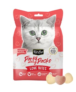 Kit Cat Party Packs Freeze Dried Treats for Cats - Love Bites (30g)