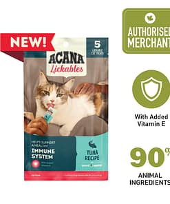 ACANA Cat Treat Lickables Sticks Tuna 14g x 5
