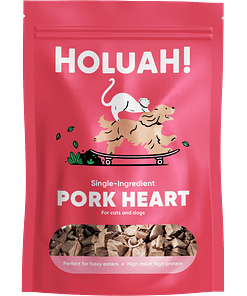 Holuah! - Freeze Dried Pork Heart Cats & Dogs Treats 70g