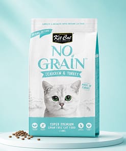 Kit Cat No Grain Dry Cat Food 10kg ( Chicken & Turkey) exp:9/9/26