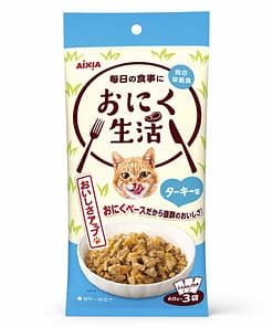 AIXIA Oniku Seikatsu Turkey Wet Cat Food 60g × 3 Pouches