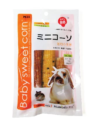 Pet'88 Baby Sweet Corn for Small Animals 160g