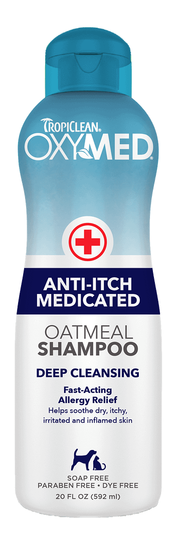 TropiClean OxyMed Anti-Itch Medicated Pet Shampoo (2 Sizes)