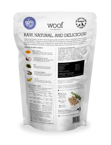 WOOF Freeze Dried Raw Lamb Dog Food