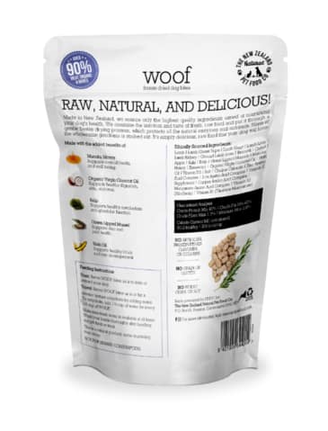 WOOF Freeze Dried Raw Lamb Dog Treats 50g