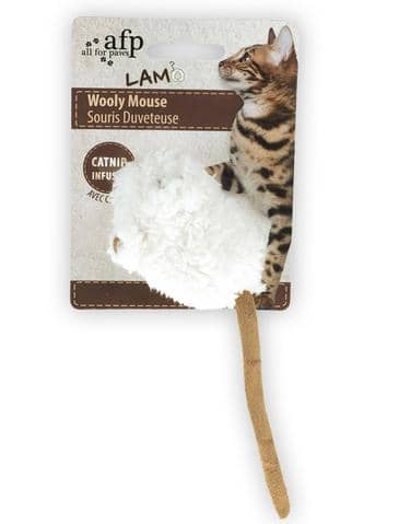 AFP Lambswool Wooly Mouse white