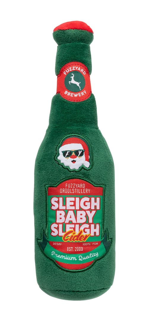 FuzzYard Christmas Dog Toy - Sleigh Baby Sleigh Cider