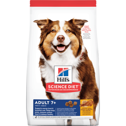 Hill's Science Diet Adult 7+ Chicken Meal, Barley & Rice Recipe dog food (3 Sizes)