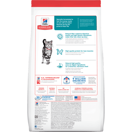 Hill's Science Diet Adult Indoor cat food (2 Sizes) - Image 2