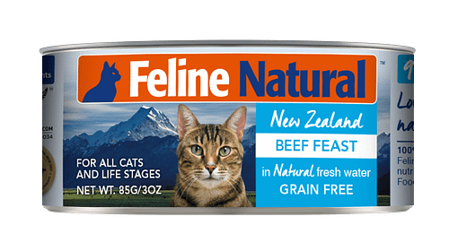 Feline Natural Beef Feast Canned food for Cats (2 Sizes)