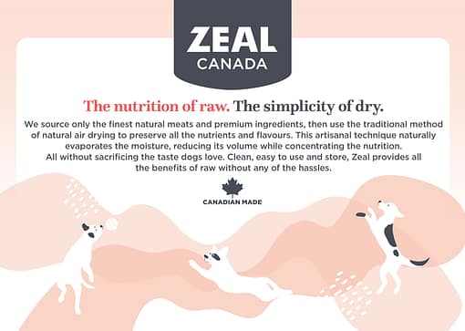 Zeal Canada Gently Air-Dried Salmon Recipe Dry Dog Food [Wt : 1lb/454 g] - Image 3