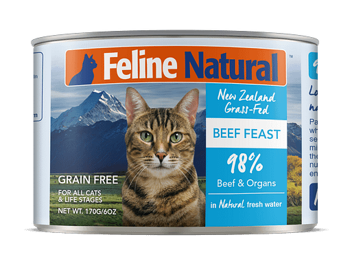 Feline Natural Beef Feast Canned food for Cats (2 Sizes) - Image 2