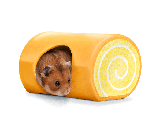OIC Wide & Fun House Roll Cake S for Hamster