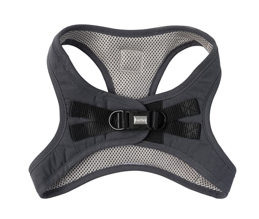 FuzzYard Cotton Step-in Dog Harness, Slate Grey