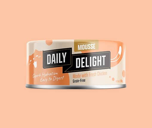 Daily Delight Mousse With Chicken Grain-Free Wet Cat Food  80g