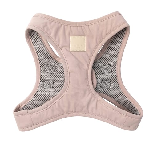 FuzzYard Cotton Step-in Dog Harness, Soft Blush