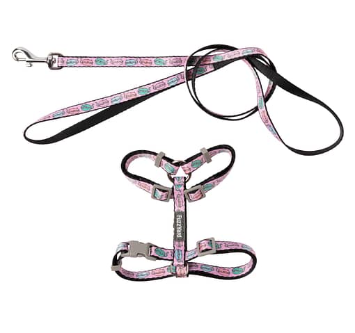 Fuzzyard Cat Walking Set - Meowcarons