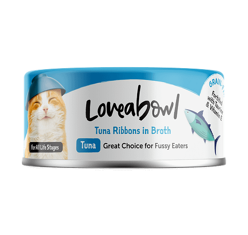 Loveabowl Tuna Ribbons in Broth Wet Food for Cat 70g