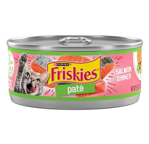 Purina FRISKIES Salmon Dinner Wet Cat Food 156g