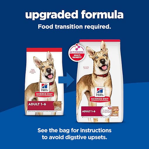 Hill's Science Diet Adult Lamb Meal & Brown Rice Recipe dog food (3 Sizes) - Image 2